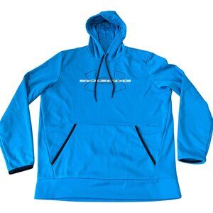 Under Armour Hoodie Men's Size Large Loose Fit Fleece Lined Sweatshirt